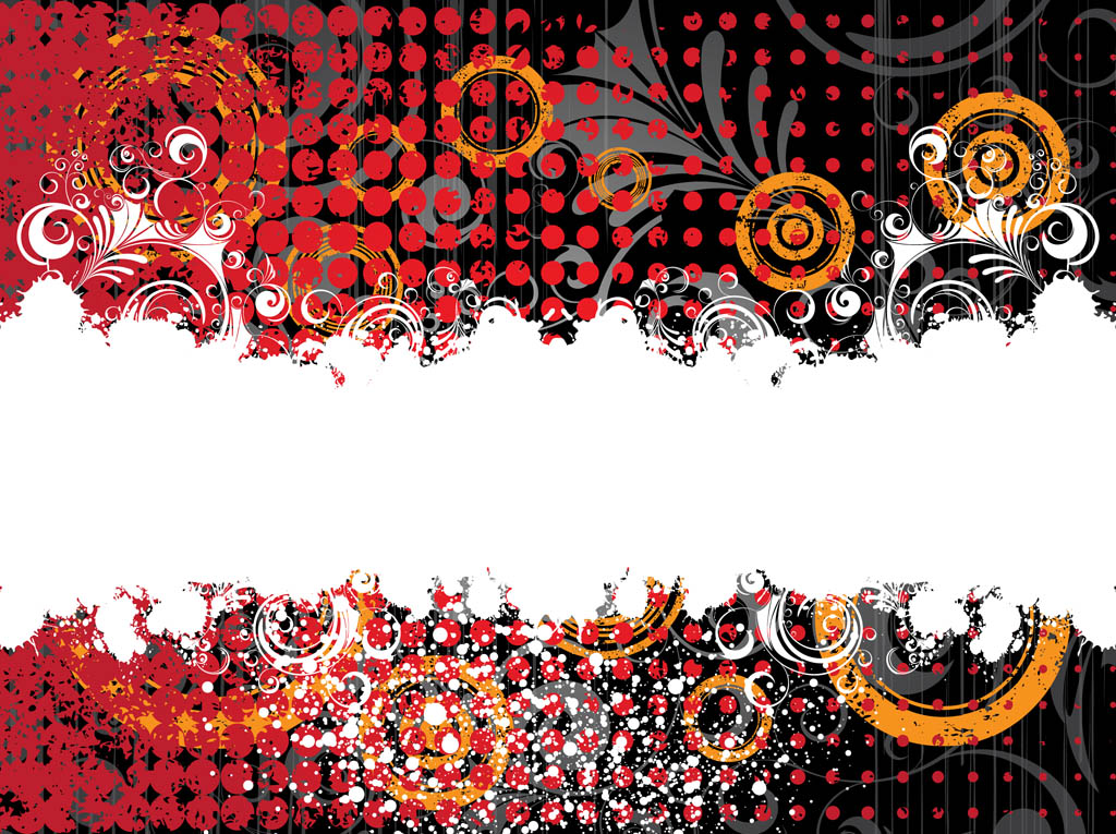 Download Floral Grunge Background Vector Vector Art & Graphics | freevector.com