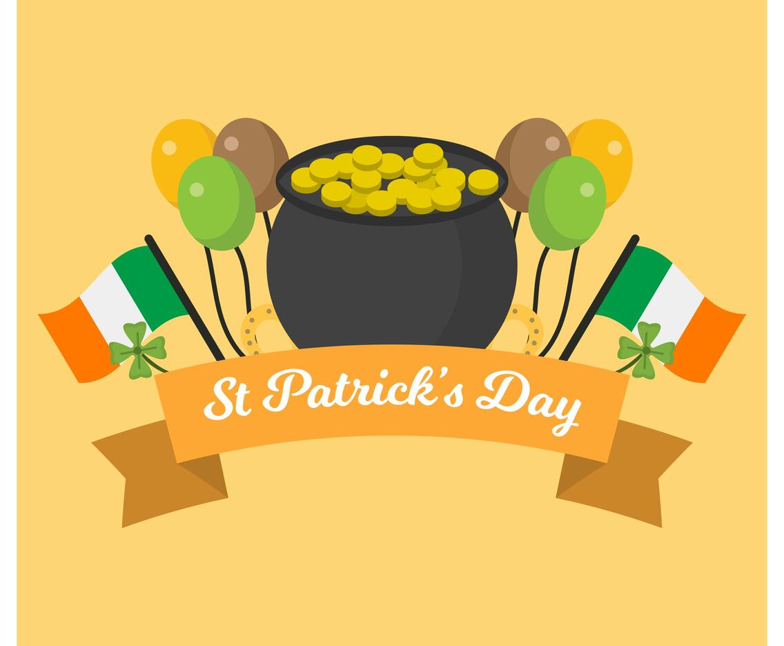 Flat St Patrick's Day Vector Illustration