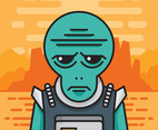 Martian Illustration