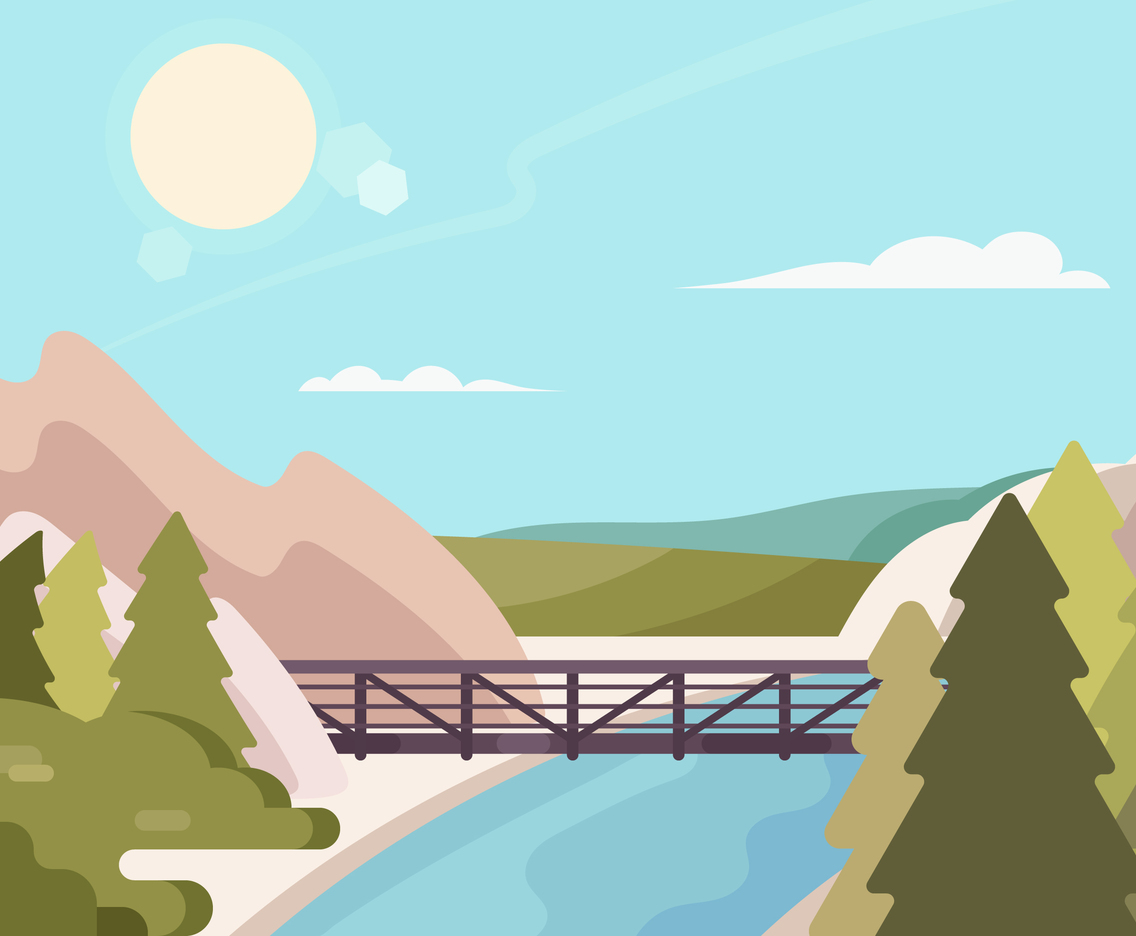 Eldorado Canyon State Park Illustration
