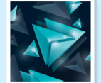 Abstract Triangle Poster