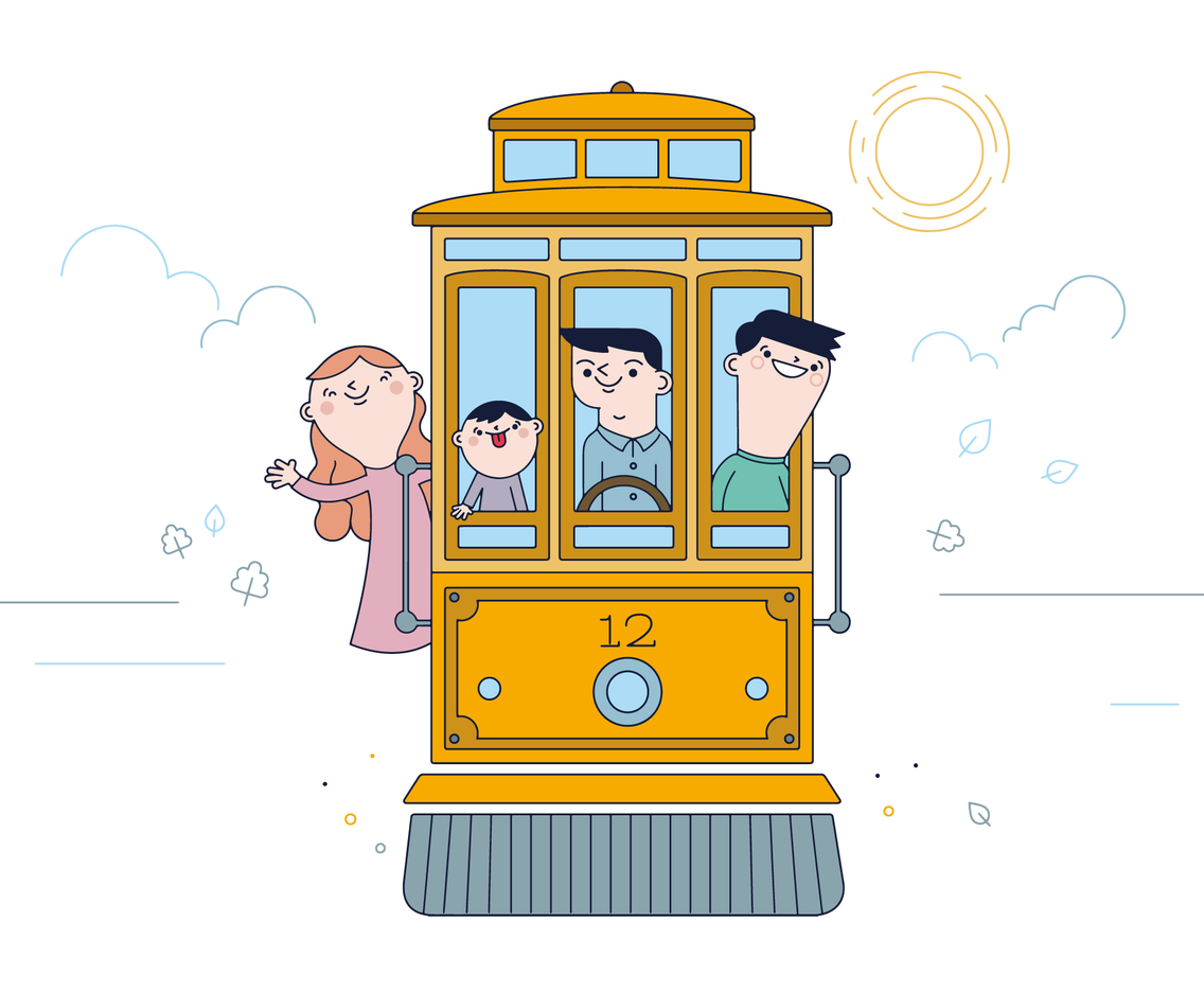 Trolley Vector