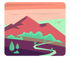 Flat Landscape Design