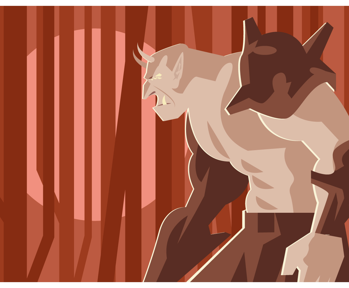 Giant Troll Vector