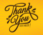 Thank You Typography