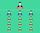 Business Organogram Chart Free Vector