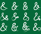 Ampersand Chalk Doodle