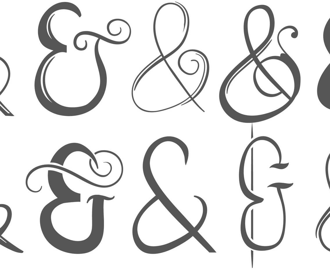 Ampersands Vectors