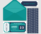 Vector Sports Ticket Birthday Invitation