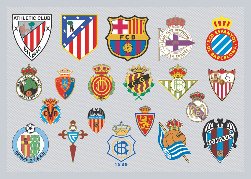 Spanish Football Team Logos Vector Art & Graphics - freevector.com