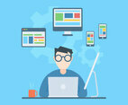 Outstanding Set of Software Engineers Vectors