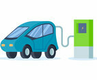 Electric Car Vectors