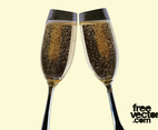 Champagne Glass Vectors