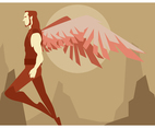 Flying Hero Vector