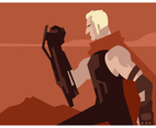 Super Weapon Hero Vector