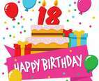 18 Birthday Party Background