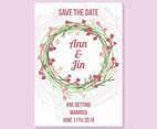 Wedding Invitation Hand Drawn