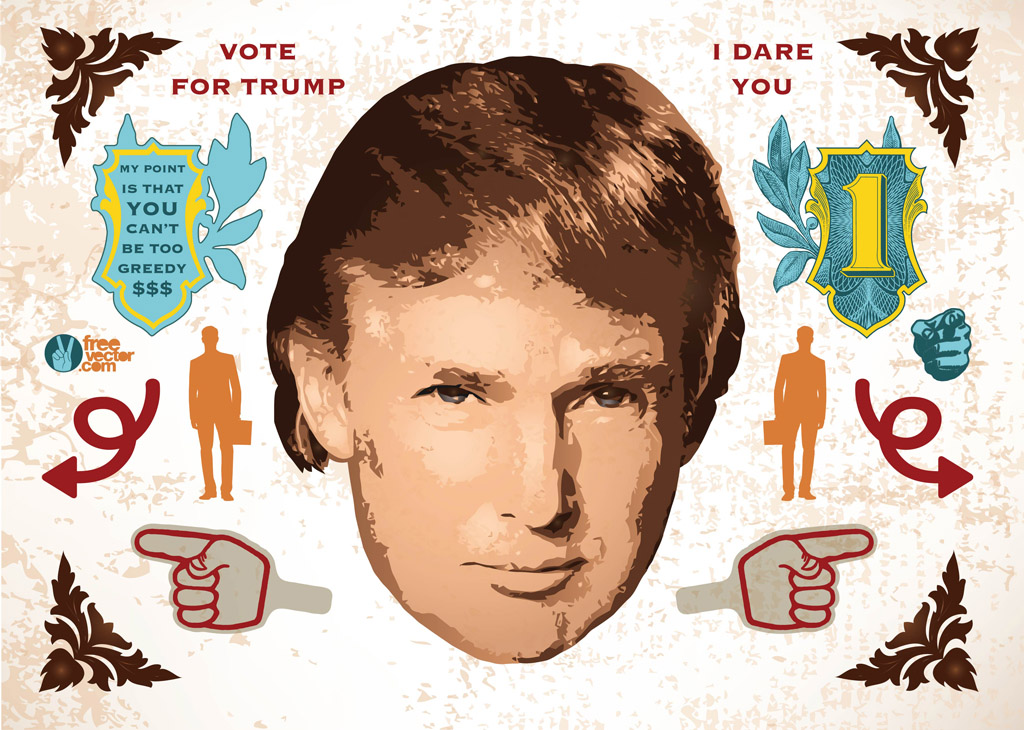 Download Donald Trump Vector Vector Art & Graphics | freevector.com