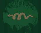 Free Anaconda From Top View Illustration