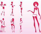 Glamour Girls Silhouettes