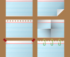 Index Cards Vector