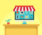 Online Shopping Vector