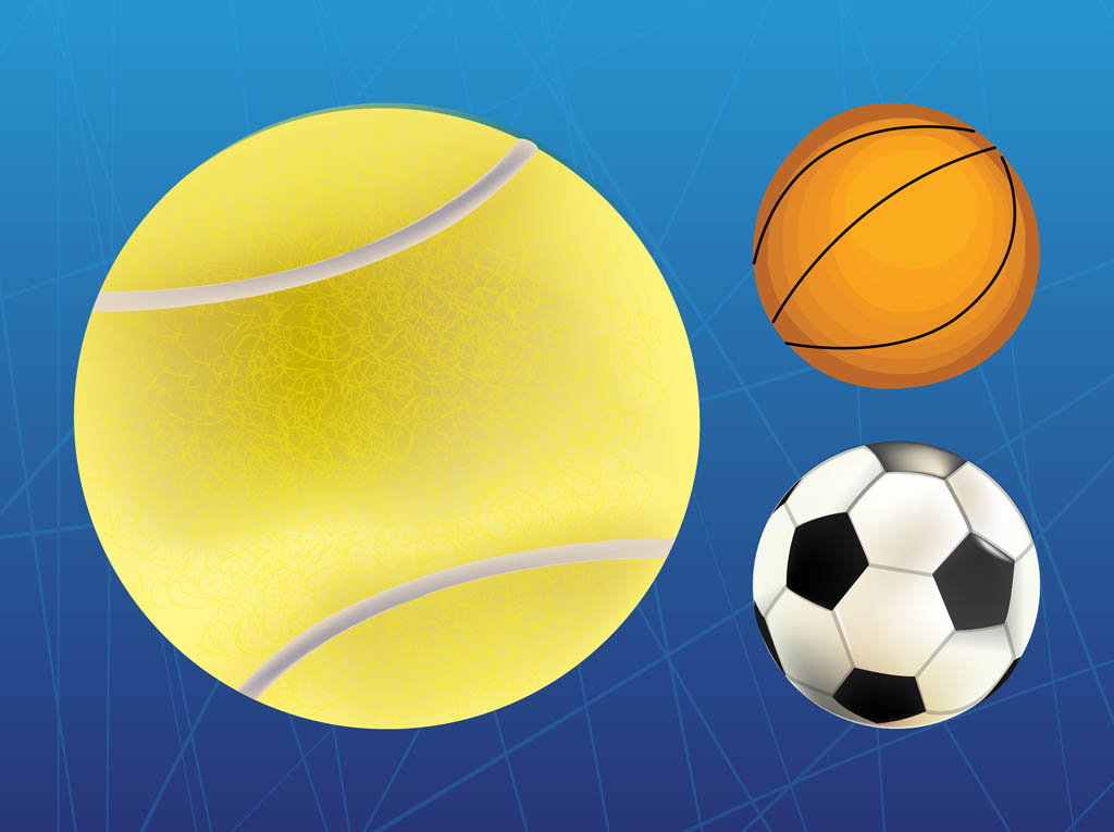 Sports Balls Vector Art & Graphics 
