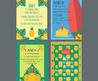 Polynesian birthday vector