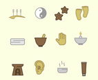 Alternative Acupuncture Medicine Thin Line Icon