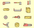 Flat Lumberjack Vectors