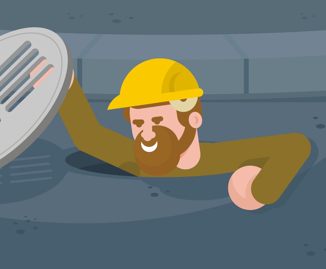 Gutter Illustration