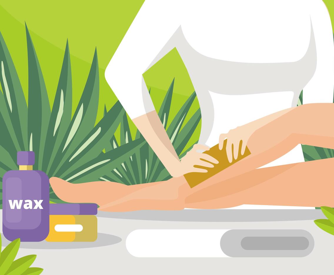 Waxing Illustration