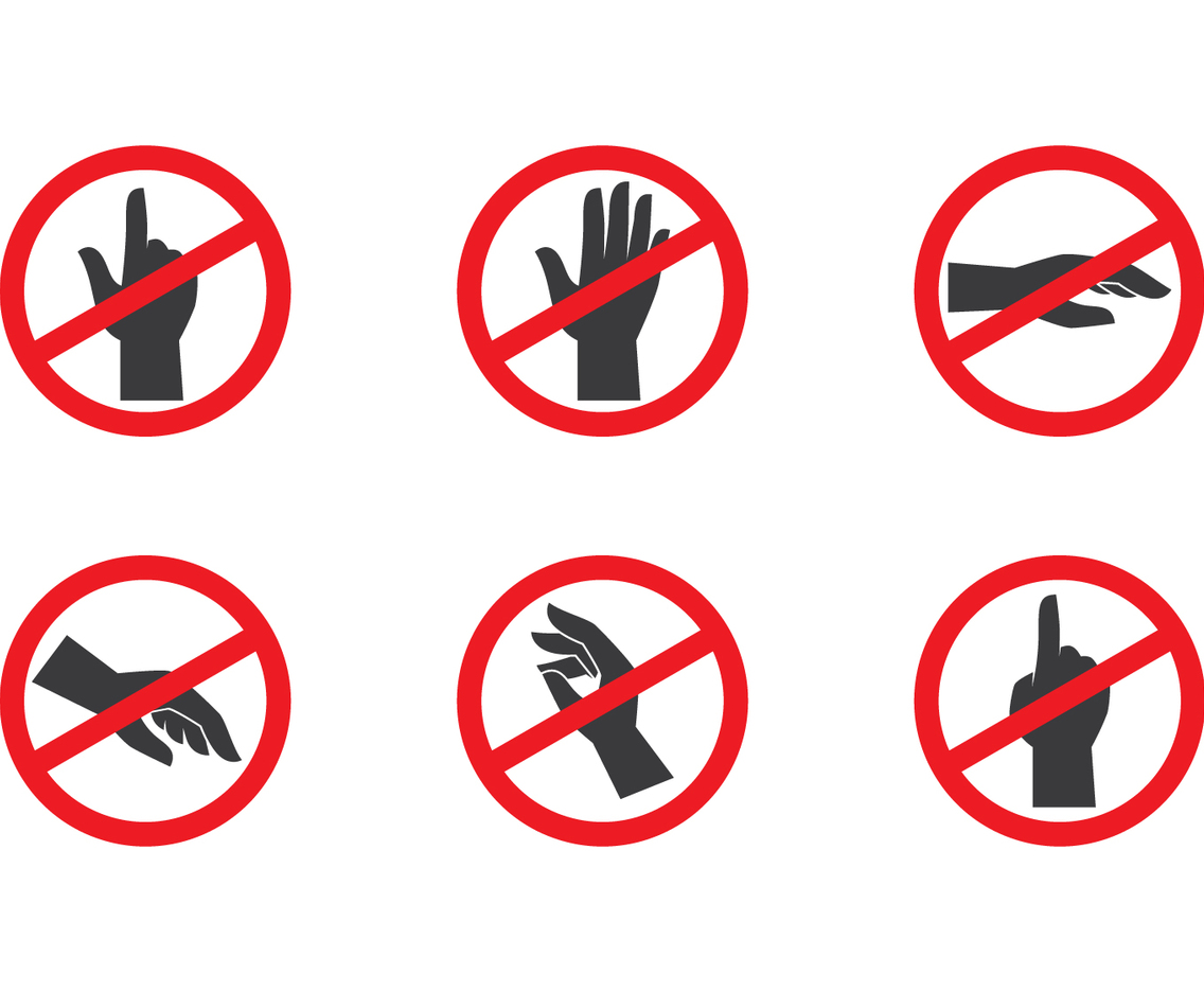 Do Not Touch Icon