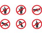 Do Not Touch Icon