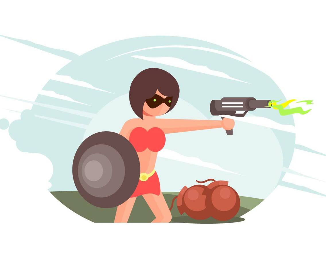 Superwoman Vector