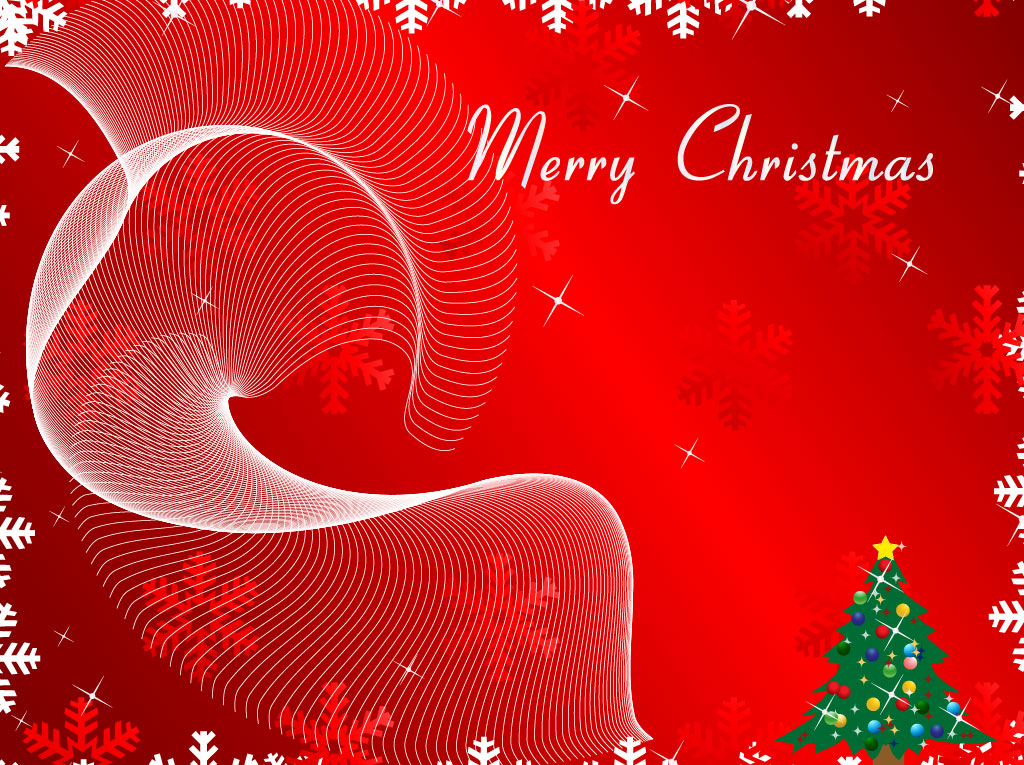Merry Christmas Background Vector Art & Graphics 