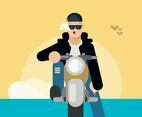 Greaser Illustration