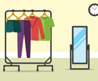 Coat Stand Illustration