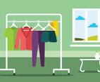 Coat Stand Illustration