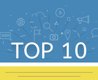 Top 10 flat vector
