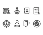 Now Hiring  Recruitment Set Icons