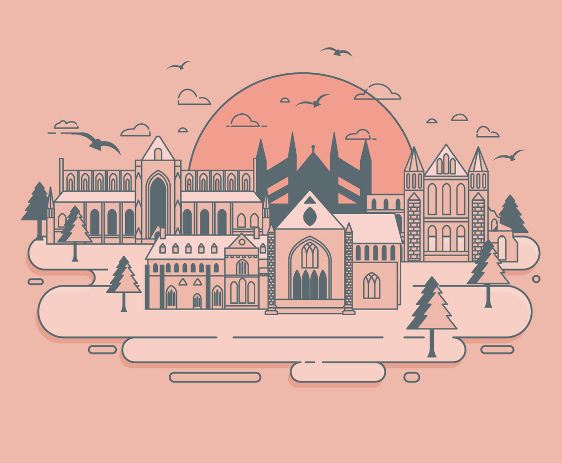 Abbey Vector
