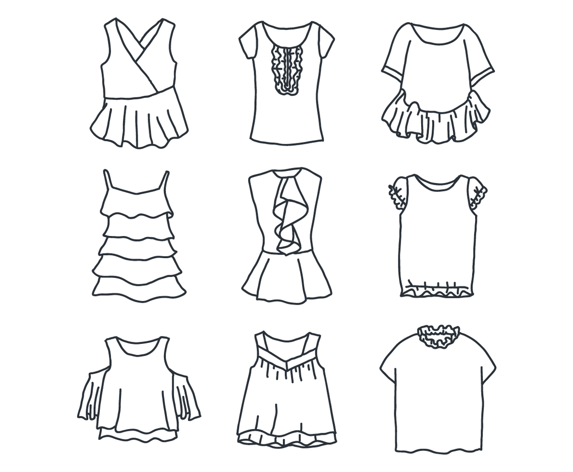 Frilled Tops