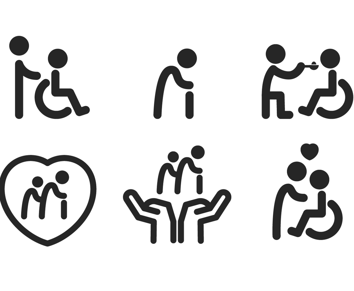 Caretaker Icon Vector