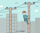 Lineman Vector