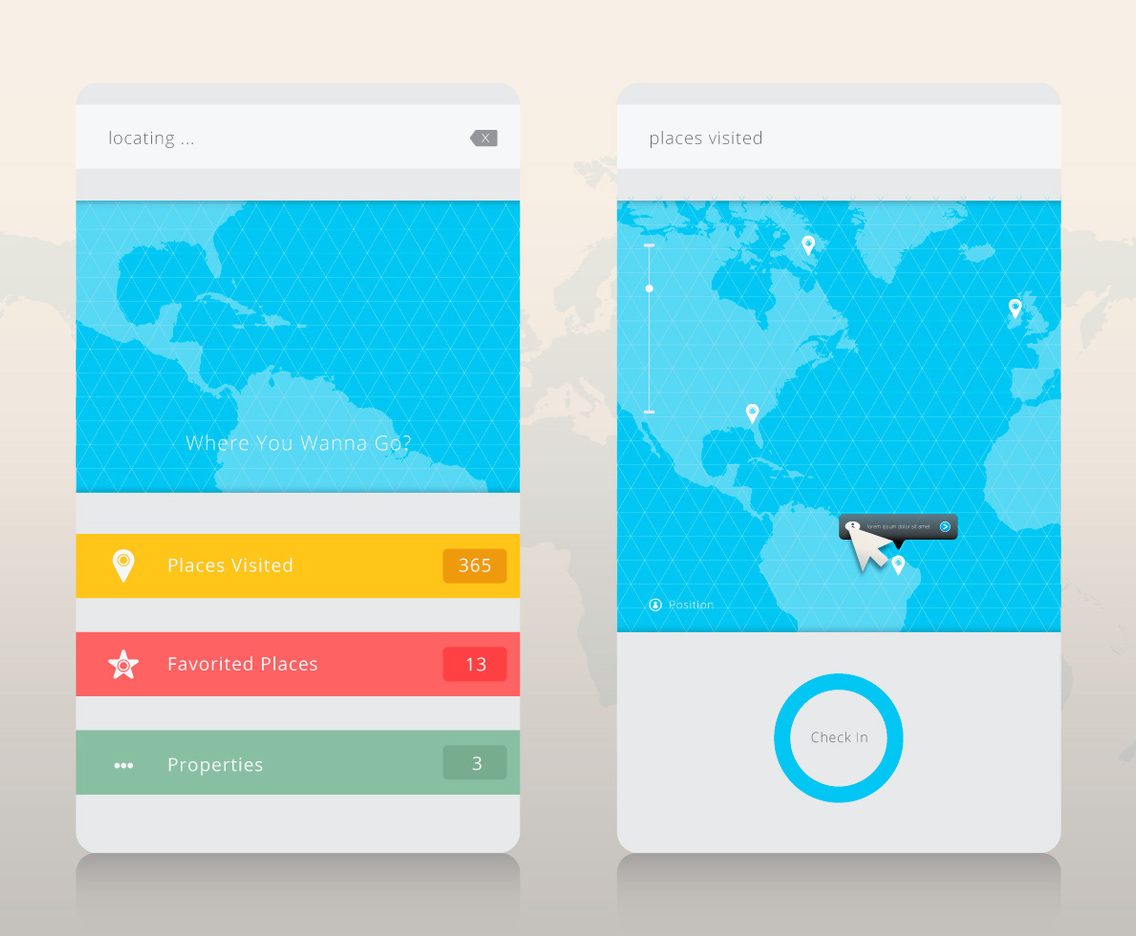 Mouse Over Location  GPS Program. Website Design Menu.