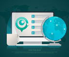 Mouse Over Location  GPS Program. Website Design Menu.