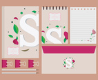 Sweet Pea Illustration. S symbol.