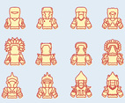 Mongolia icons