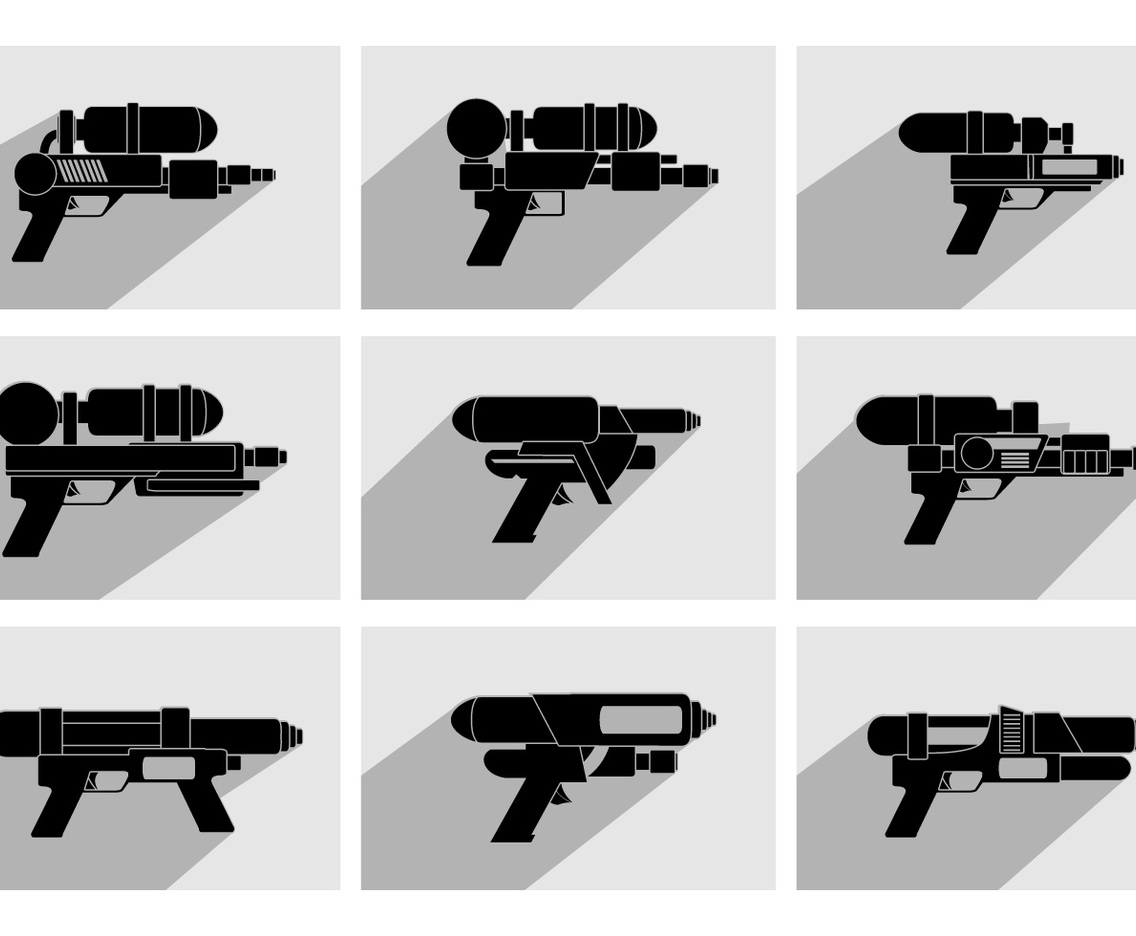 Watergun silhouette